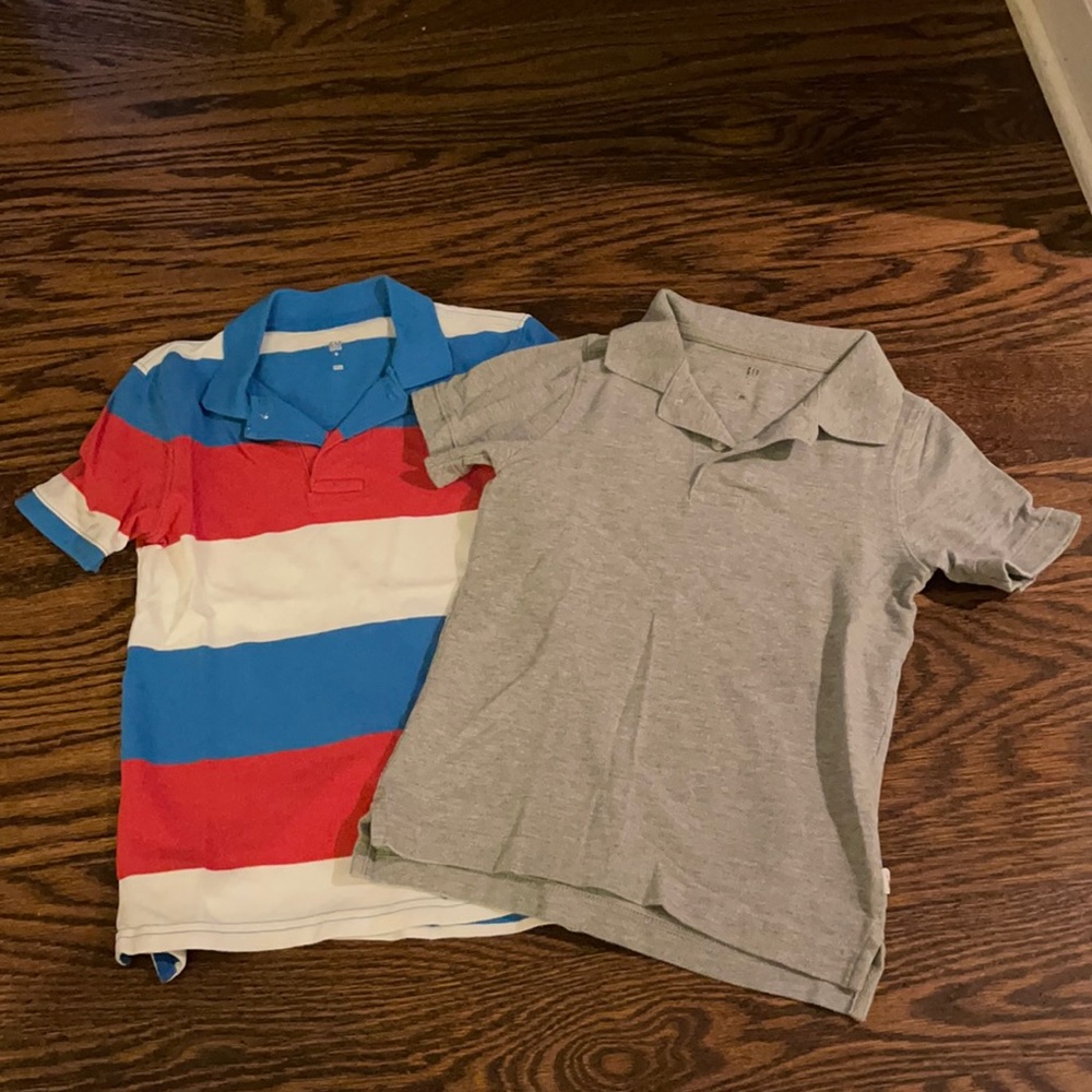 Lot of 2 Gap polo shirts for boys size S